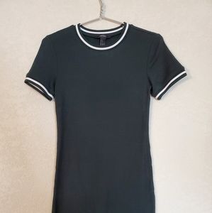 Forever 21 Dark Green Knit Dress (S)